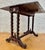 Baroque 1920s Spanish Baroque Revival Drop-Leaf Table With Carved Barley Twist Legs For Sale - Image 3 of 10