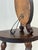 Antique French Repoussé Metal Table Mirror With Green Glass Accents, C. 1900–1930 For Sale - Image 9 of 9