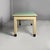 Mid-Century Modern Italian Dining Table in White and Aqua Green Wood, 1940s For Sale - Image 4 of 18