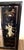 Chinoiserie Vintage Chinoiserie Black Lacquer Figural Mirrors, 2-Piece Set For Sale - Image 3 of 6