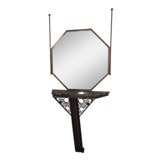 Wrought Iron Console Table For Sale