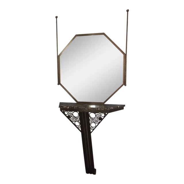 Wrought Iron Console Table For Sale