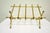 Mid 20th Century Vtg Italian Hollywood Regency Gold Gilt Faux Bamboo Tole Magazine Rack Holder For Sale - Image 10 of 12