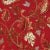 Sample - Schumacher Fox Hollow Fabric in Tomato & Brass For Sale