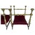 Spanish Bronze & Wrought Iron Savonarola Chairs a Pair For Sale - Image 9 of 15