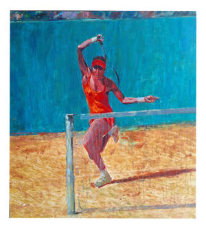 Dorota Zych-Charaziak, Cycle: Tennis-Wenus, 2009, Oil on Canvas