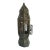 Tall Moroccan Style Carved Wood Standing Candle Cabinet Floor Stand For Sale