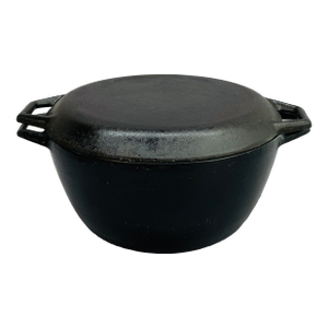 1970s Michael Lax for Copco Danish Cast Iron D3 4 Qt. Dutch Oven