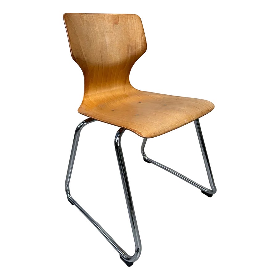 Vintage Pagholz Plywood Desk Chair by Adam Stegner, 1970s | Chairish