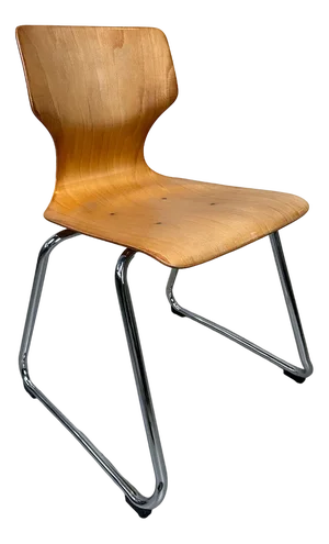 Vintage Pagholz Plywood Desk Chair by Adam Stegner, 1970s