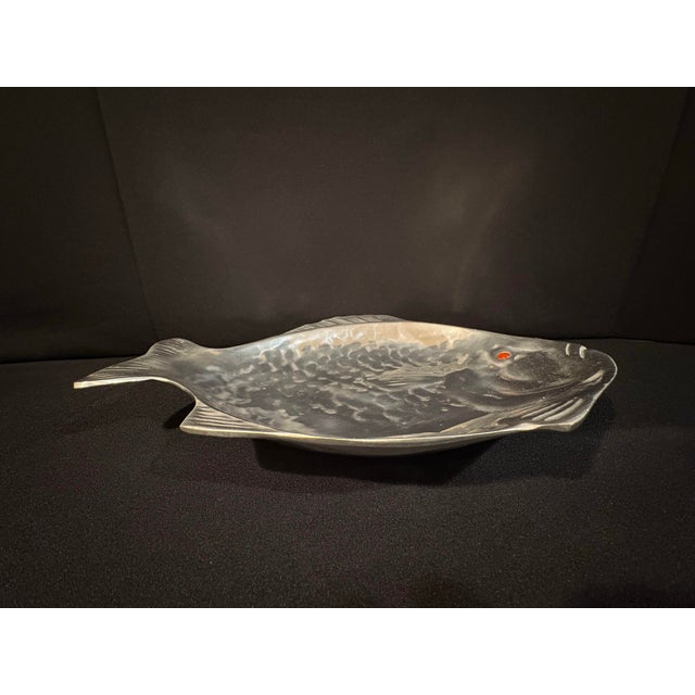 Mid 20th Century Arthur Court Aluminum Fish Platter For Sale In Atlanta - Image 6 of 6