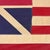 This vintage American Grand Union flag is made from a cotton cloth with sewn stripes and printed emblem. Please note...