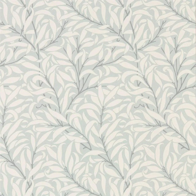 Morris & Co Pure Willow Bough Wallpaper in Eggshell/Chalk - a Sample For Sale
