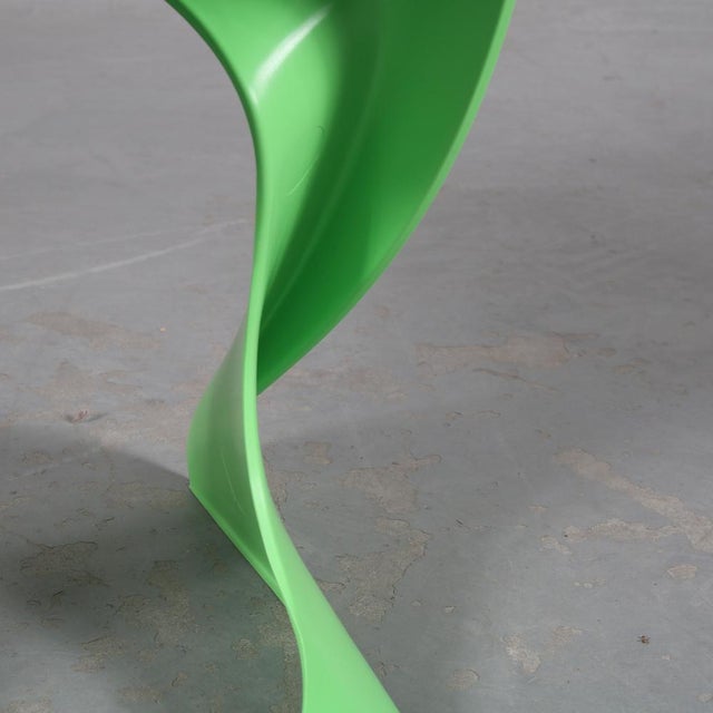 Plastic German Casalino Chair in Green by Alexander Begge for Casala For Sale - Image 7 of 11