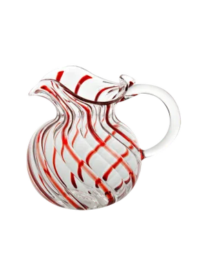 Rossa Torcello Torchon Carafe by Carlo Guazzo for Tuttoattaccato