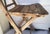 Rustic Folding Wooden Chair 1950s For Sale - Image 4 of 16