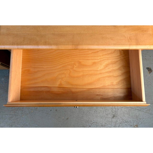 Late 20th Century Pair of Maple Nightstands by Ethan Allen For Sale - Image 11 of 16