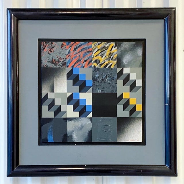 Postmodern Original Jorge Casteran (Uruguayan, 1944-2016) Painting For Sale In New York - Image 6 of 13