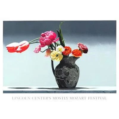 Modern 1994 Ben Schonzeit 'Wedgewood' Modernism Pink,Orange,Yellow USA Serigraph For Sale - Image 3 of 3