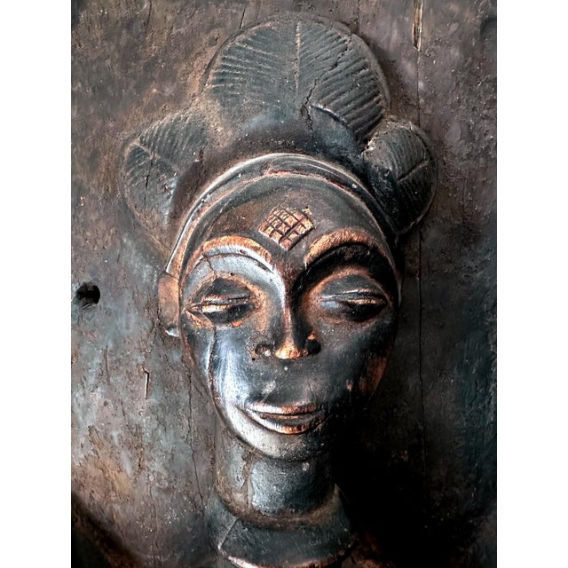 Gabon Punu Granary Door Panel on Custom Stand with Provenance For Sale - Image 18 of 18