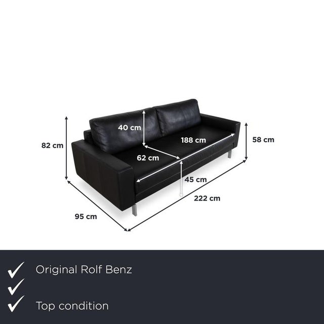 with the Rolf Benz Vida, you bring a modular sofa system with a clear, cubic design into your living room. The straight...