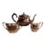 Antique English Silver Plate Georgian Revival 3-Piece Tea Service, Thomas Wilkinson & Co. Birmingham, Engraved Great War Wedding Gift, c.1919 For Sale