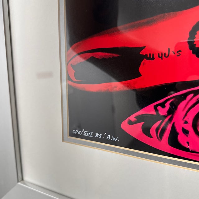 After Andy Warhol "Shoes 1980" Pop Art Print, Framed For Sale - Image 9 of 12
