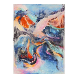 'Desert Ii' by Charmaine Girelli, Palm Springs, California Woman Artist, Large Proto-Organic Abstract For Sale