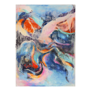 'Desert Ii' by Charmaine Girelli, Palm Springs, California Woman Artist, Large Proto-Organic Abstract