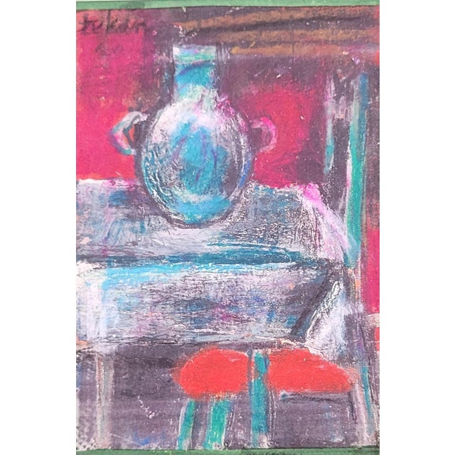 Contemporary Eugeniusz Tukan-Wolski, Still Life, Mixed Media on Paper For Sale - Image 3 of 3