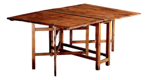 Swedish Table in Pine with Folding Leaves, 1920s