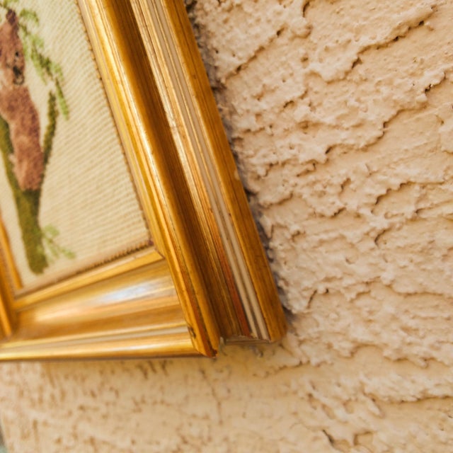 1970s 1970s Framed Koala Bear Needlepoint For Sale - Image 5 of 13