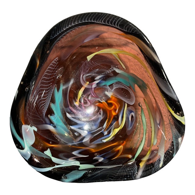 Mid 20th Century Dino Martens Attributed Zanfirico Bowl For Sale