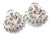 Vintage Tiffany & Co. Irid Platinum Diamond Swirl Earrings, Pair For Sale In Philadelphia - Image 6 of 8
