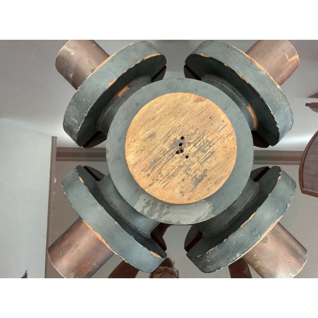 Very nice lines on this large vintage foundry mold.