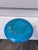 Ceramic Art Deco Oversized French Aqua Blue Platter Edmond Lachenal For Sale - Image 7 of 8