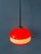 Vintage Orange Glass Pendant Lamp from Peill & Putzler For Sale - Image 5 of 11