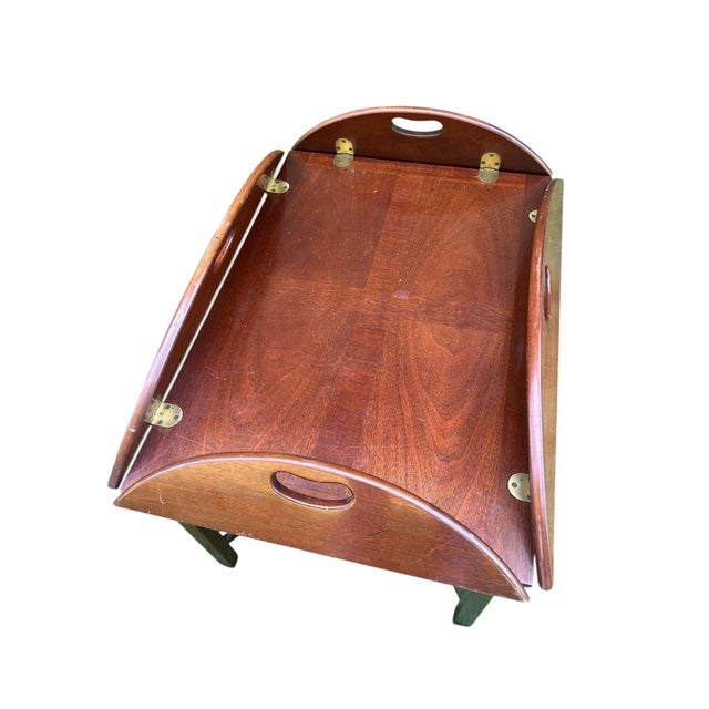 Mid-20th Century Attributed to Henkel Harris Butler Coffee or Occasional Table in Solid Cherry For Sale In Atlanta - Image 6 of 9