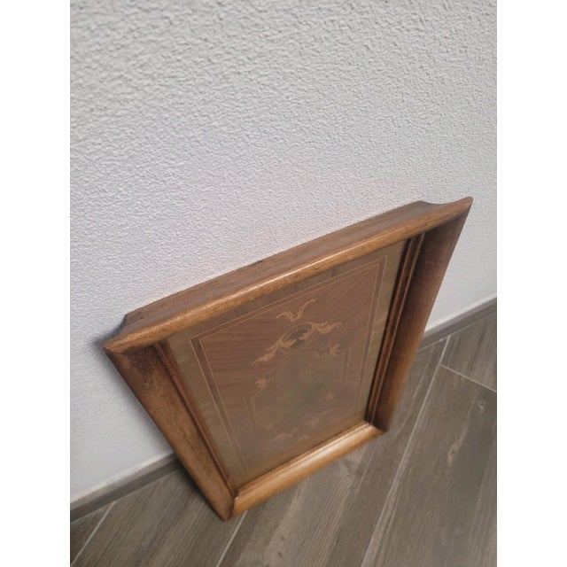 Vintage Decorative Wooden Tray For Sale - Image 3 of 9