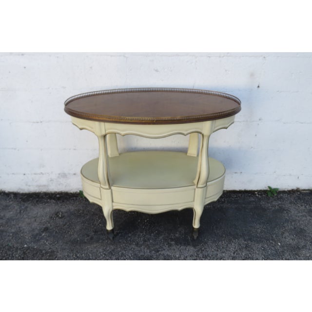 This beautiful Bar Liquor Cart is made of wood, solid wood, veneer, and brass. It was made by White Furniture and it is...