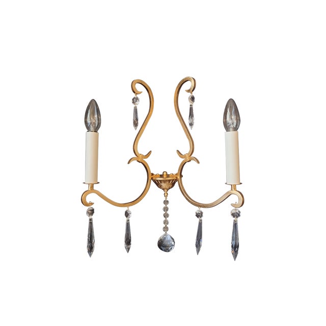 Early 21st Century Wall Lamp with Crystal Pendants by Bakalowits, 2010s For Sale - Image 5 of 5