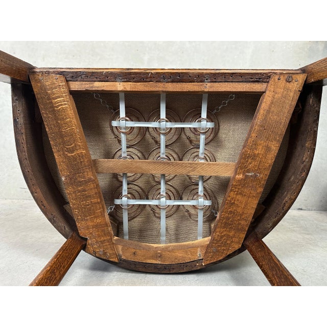 Art Deco Chair in Oak For Sale - Image 3 of 14