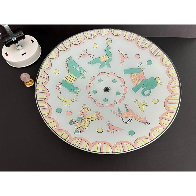 1950s Circus Animals Ceiling Light For Sale - Image 16 of 18