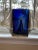 Hand Blown Split Center Cobalt Blue Glass Vase For Sale - Image 9 of 9