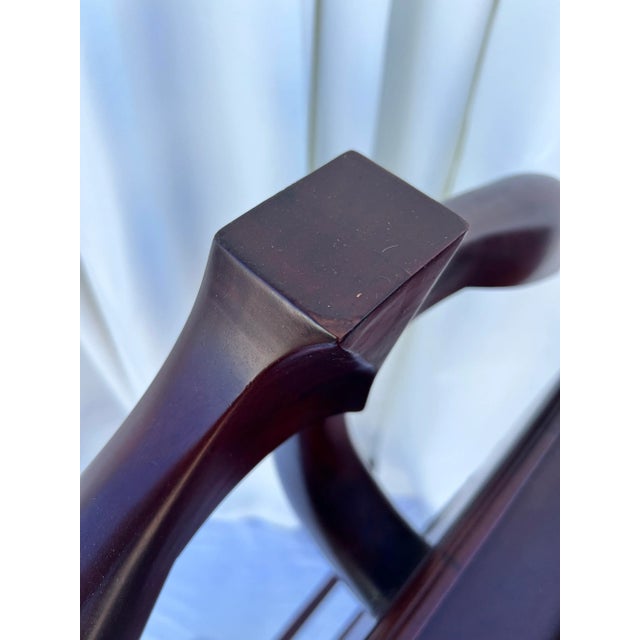 Mid- Century Traditional Mahogany Valet For Sale - Image 4 of 10