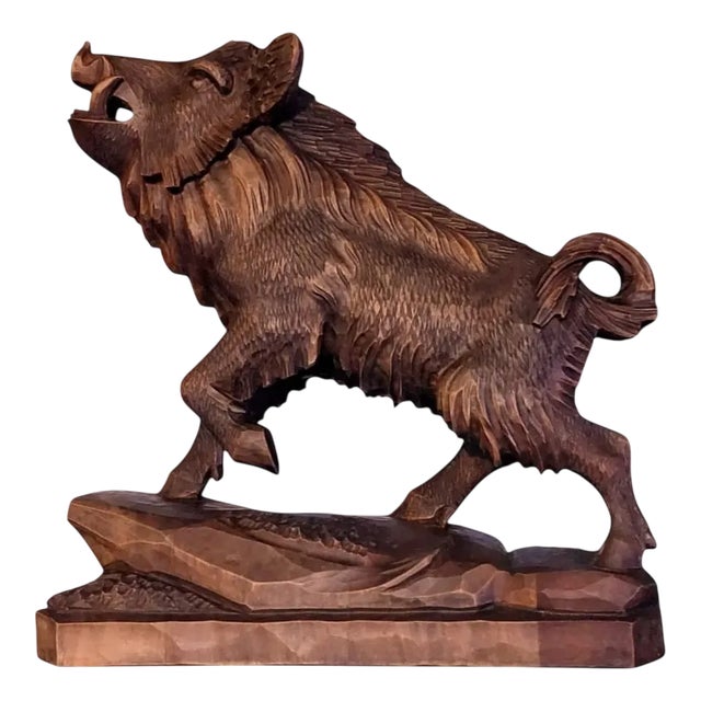 Black Forest Boar, 1920s For Sale