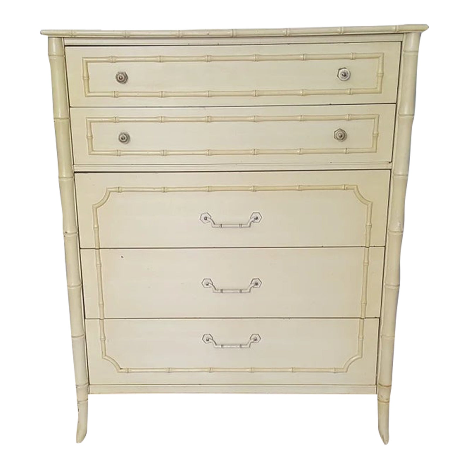 Dixie Allegro Faux Bamboo Chest of Drawers Chairish
