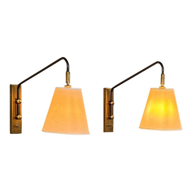 Coastal Serena & Lily Flynn Plug in Wall Sconces, Pair For Sale