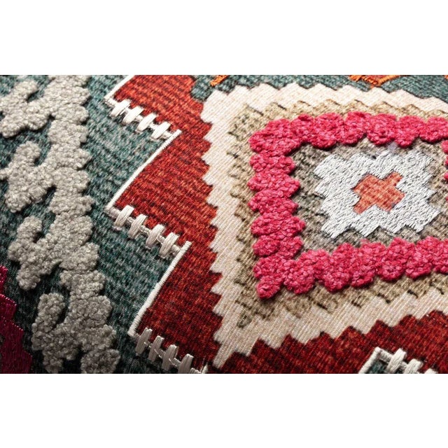 Abstract Down Filled Throw Pillow For Sale - Image 3 of 7