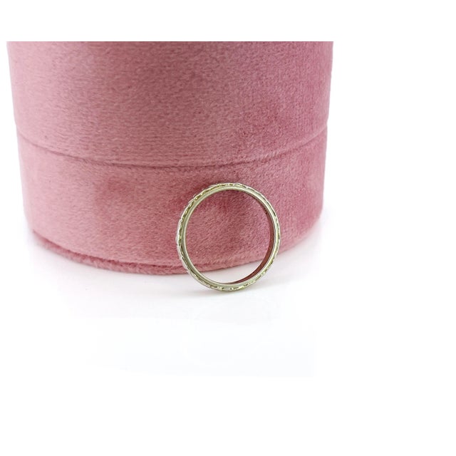 Vintage Belais Wedding Band, Berta, Size 6, 14k For Sale In Los Angeles - Image 6 of 8